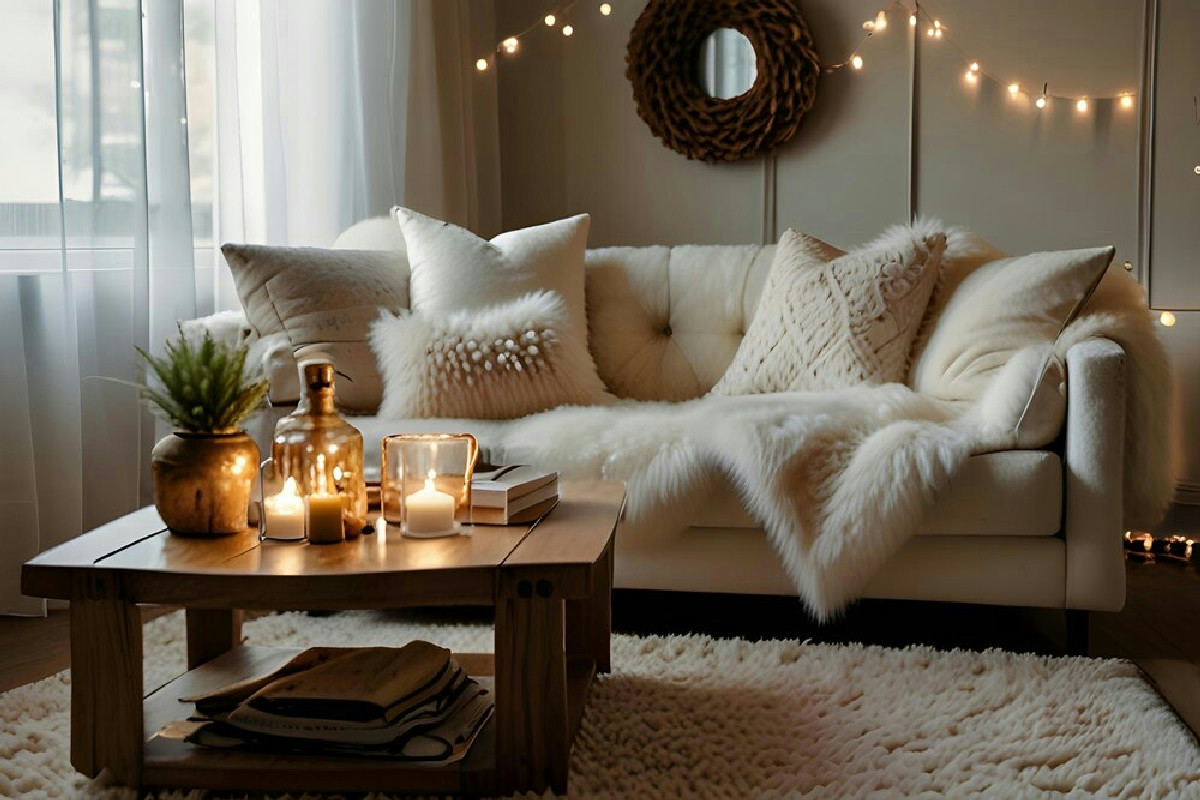 Soggiorno caldo e accogliente: ecco come rendere la tua casa un rifugio unico e personale